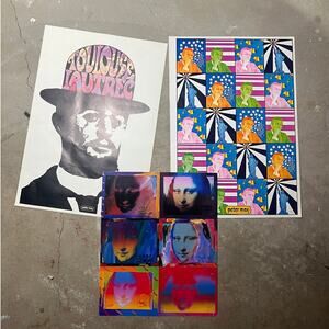 Vintage Poster Prints, Peter Max Art, Set of 3, Vintage